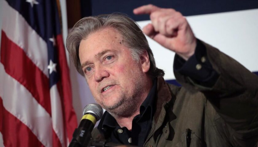 Bannon's arrest is a fitting symbol for the Trump era