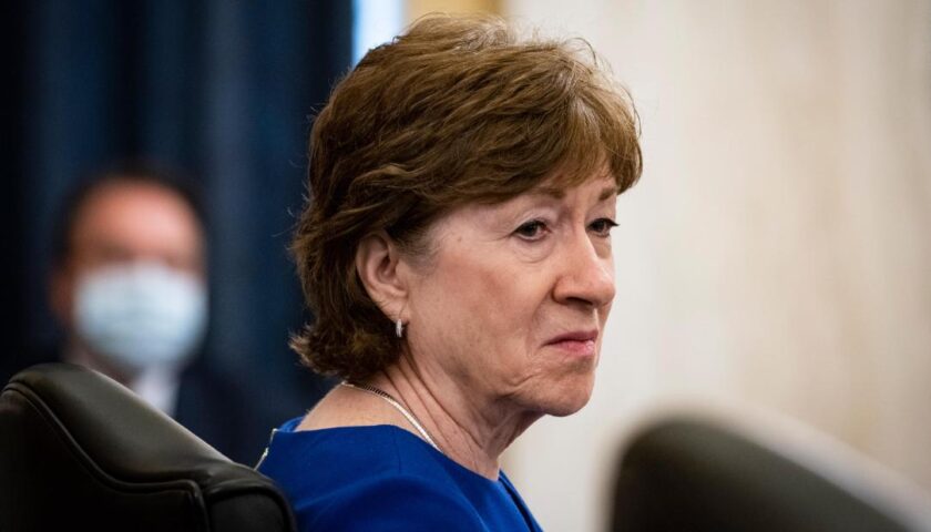 The GOP senator says she will vote against anyone Trump names to fill late Supreme Court Justice Ruth Bader Ginsburg's seat before the election