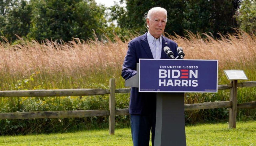 Biden says Trump's 'climate denialism, his disdain for science and facts' is 'unconscionable'