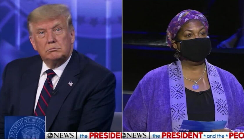 Voter who grilled Trump: I cried after