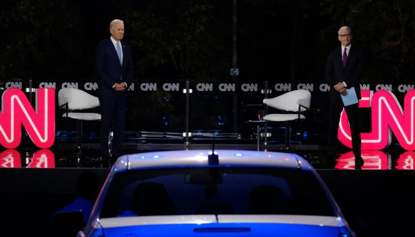 The Democratic nominee framed his campaign against President Trump as "Scranton and Park Avenue"