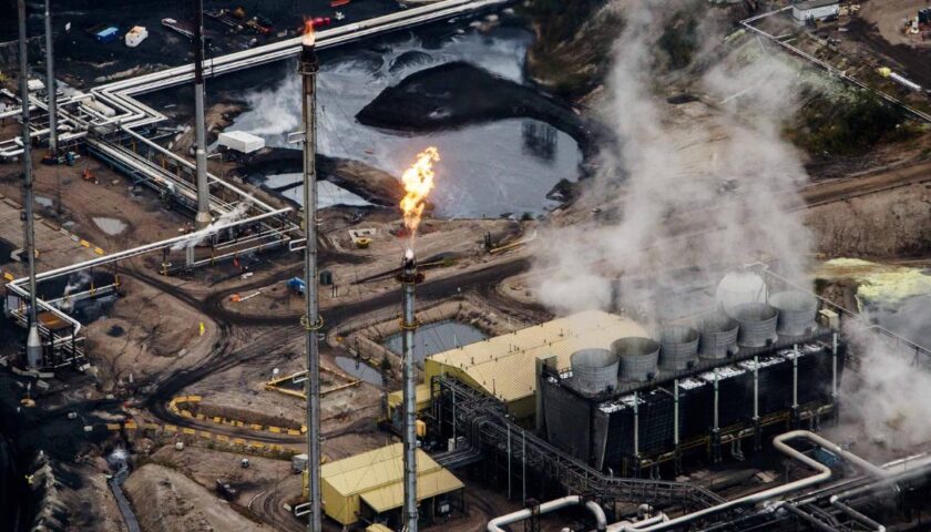An oil-addicted world is what this part of Canada is banking on