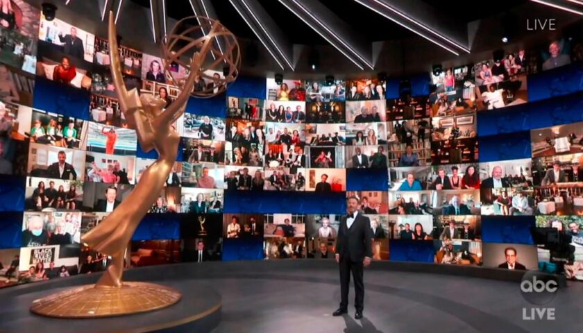 Emmys 2020: Jimmy Kimmel kicks off an audience-free awards, as 'Schitt's Creek' shines in comedy