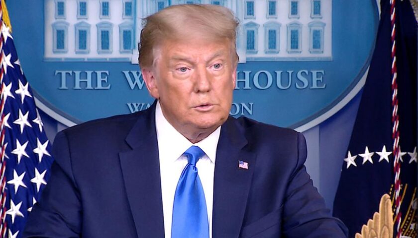 Opinion: Trump just told us our democracy is at risk — from him