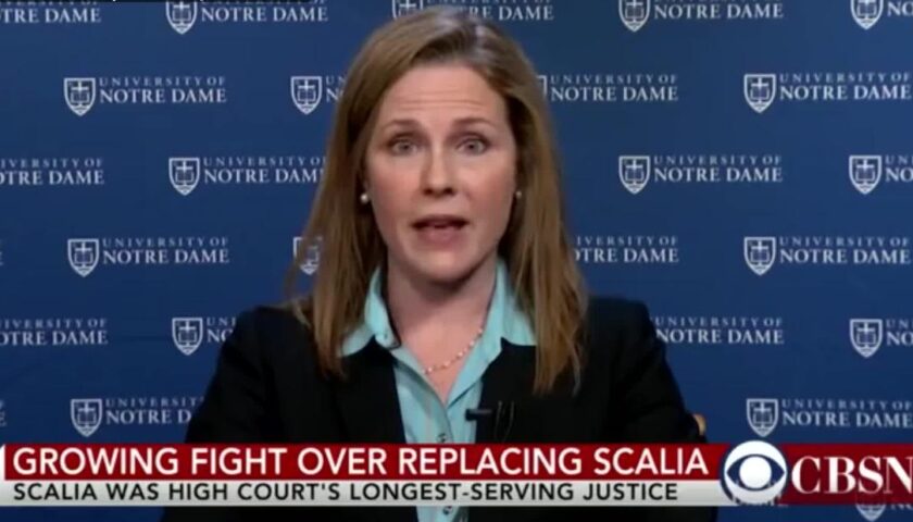 Hear what Amy Coney Barrett said about SCOTUS appointments in 2016