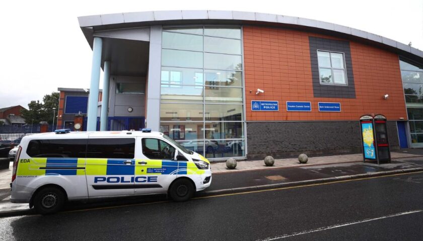 Police officer shot dead in London