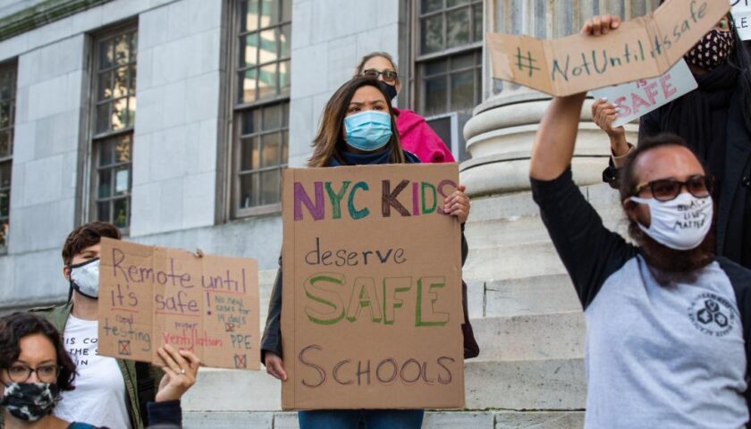 New York City schools' return to in-person classes leaves parents with tough choices
