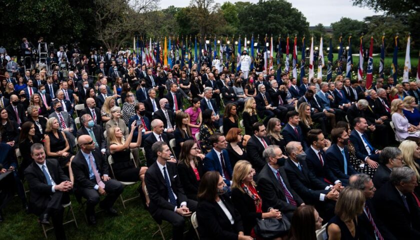 Inside one celebration that helped spread the virus across the US government