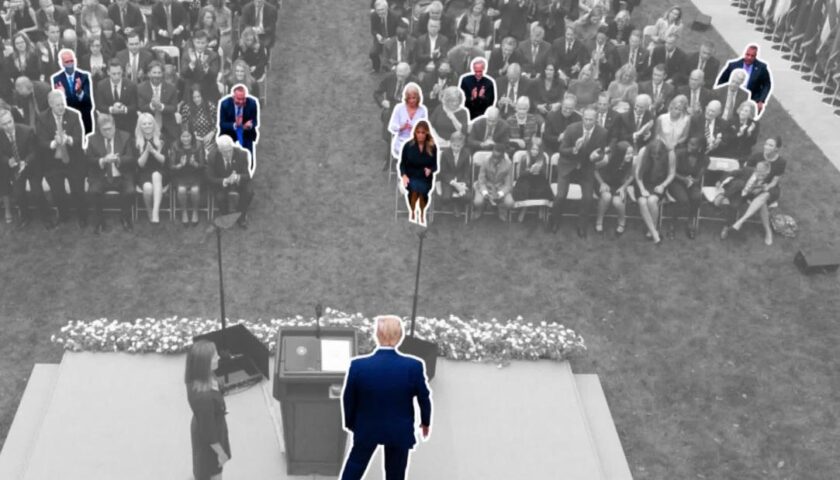 Likely superspreader event: See infected at White House