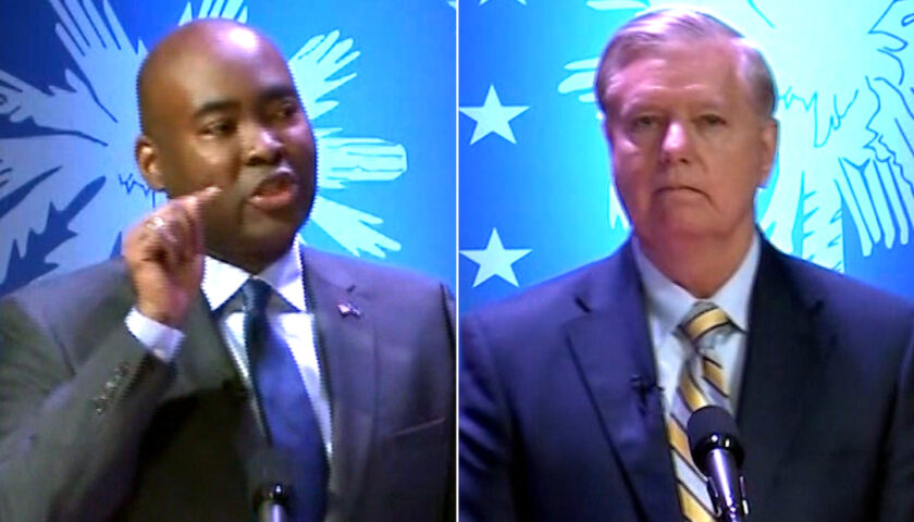 'Be a man': Harrison calls out Graham at debate