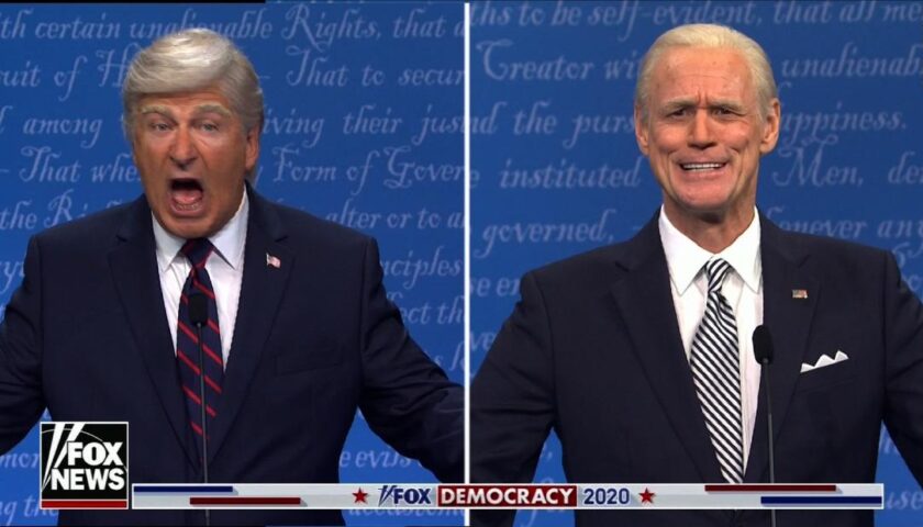 'SNL' returns with Alec Baldwin's Donald Trump taking on Jim Carrey's Joe Biden