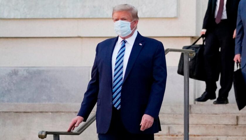 Removed: Facebook removes false Trump post about flu