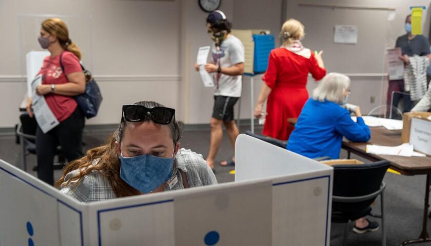 Why maskless voters will still be allowed to vote in person
