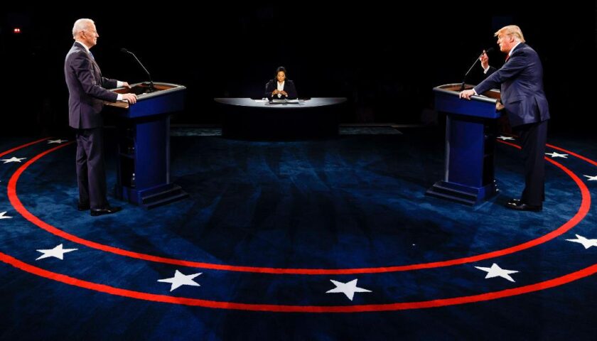 Analysis: Trump dials back his anger, but his debate performance doesn't change the facts