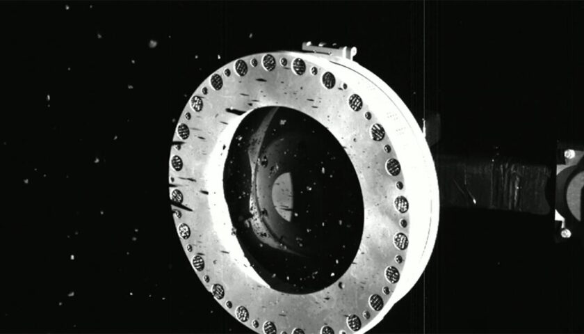 Some of NASA's asteroid sample is leaking into space