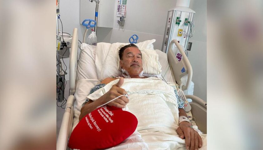Arnold Schwarzenegger says he feels 'fantastic' after undergoing heart surgery