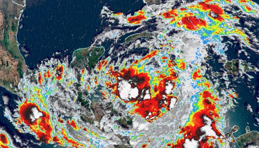 Louisiana state officials monitor tropical system near the Gulf