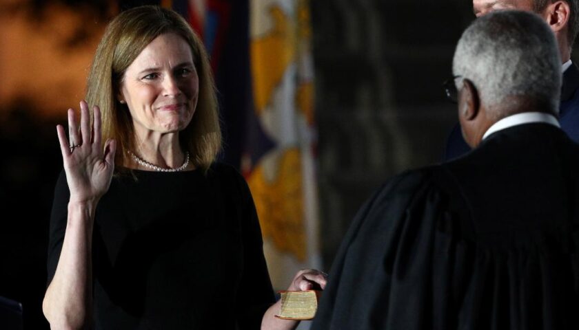 She could easily serve more than three decades on the Supreme Court, but the conditions under which she started are not likely to fade from the nation's memory