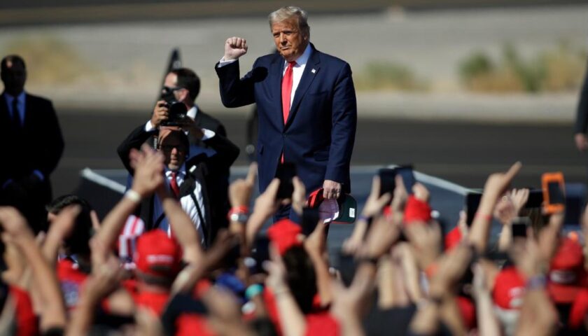 As he logs thousands of miles crisscrossing the country in search of electoral votes, the President has made it clear that he views his own race as the sole priority