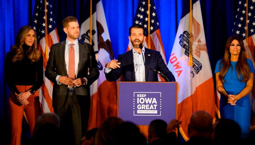 Fact check: Eric Trump and Donald Trump Jr. spread false information in run up to election