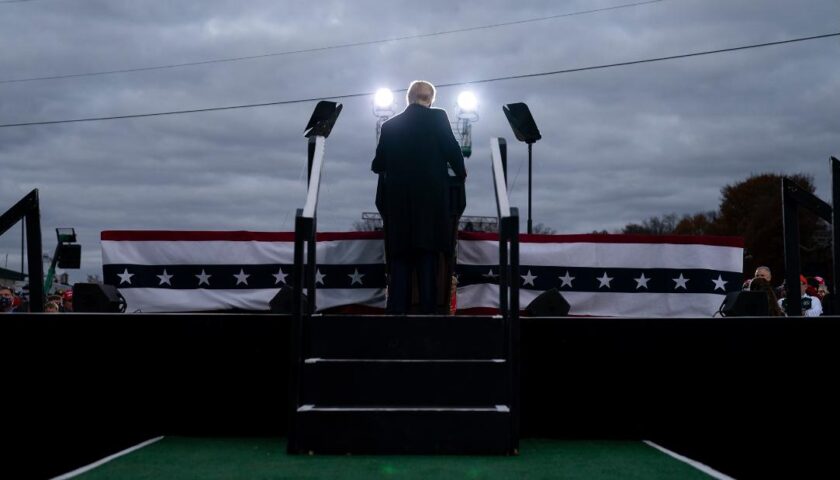 The delicate matter of a potential Trump loss is not discussed widely among his team