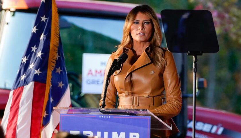 Melania Trump  slammed Biden and Democrats in her final solo campaign speech