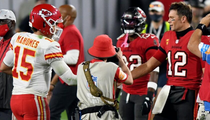 Brady vs. Mahomes is a matchup that spans the ages