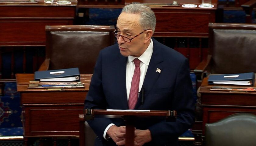 Hear Schumer's full remarks after Trump's acquittal in Senate