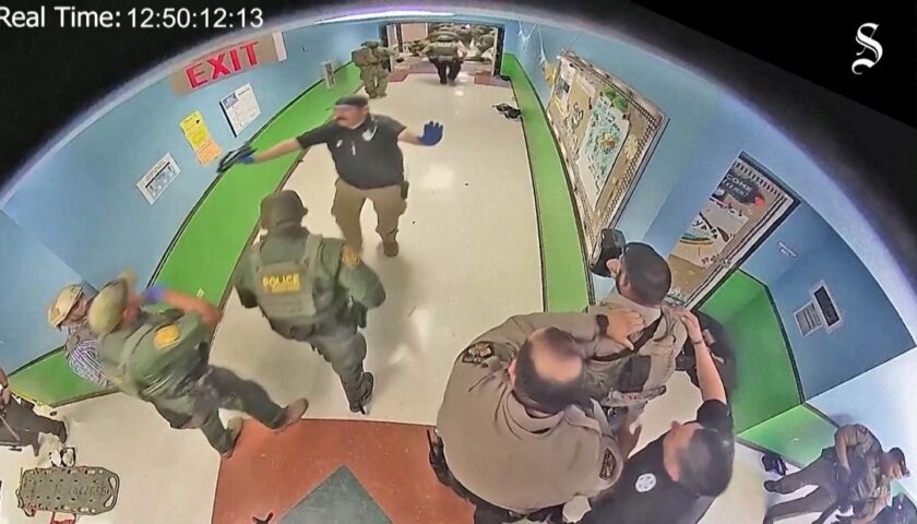 What the Uvalde hallway video reveals about the police response
