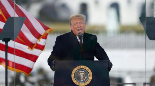 A police officer in Trump's Jan. 6 motorcade recounted to committee investigators an exchange between the ex-President and his Secret Service detail, source says