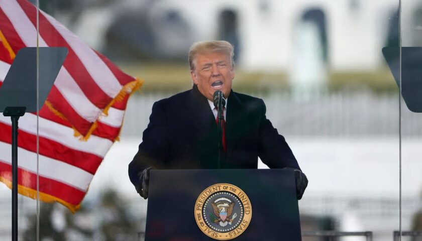 A police officer in Trump's Jan. 6 motorcade recounted to committee investigators an exchange between the ex-President and his Secret Service detail, source says